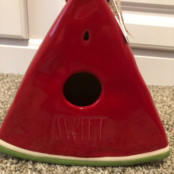 Rae Dunn Watermelon Birdhouse - Picture 1 of 6